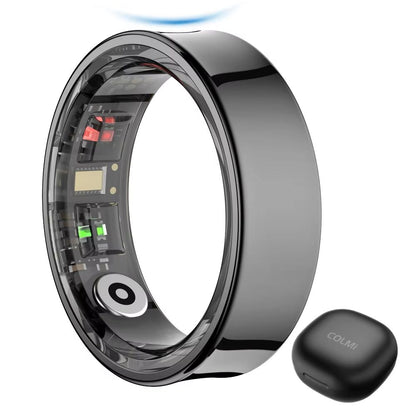 COLMI R09 Smart Ring With Charging Case  Body Temperature Sleep Monitor Bluetooth Health Ring For A 6