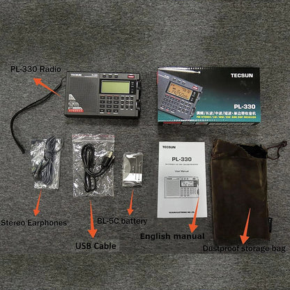 Portable Full Band Radio Receiver With FM MW SW LW And SSB DSP Support 3