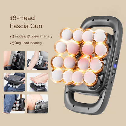 Fascia Gun High-Frequency Vibration Body Massage Gun for Back, Waist, Neck, Shoulder – Deep Muscle masajeador for Pain