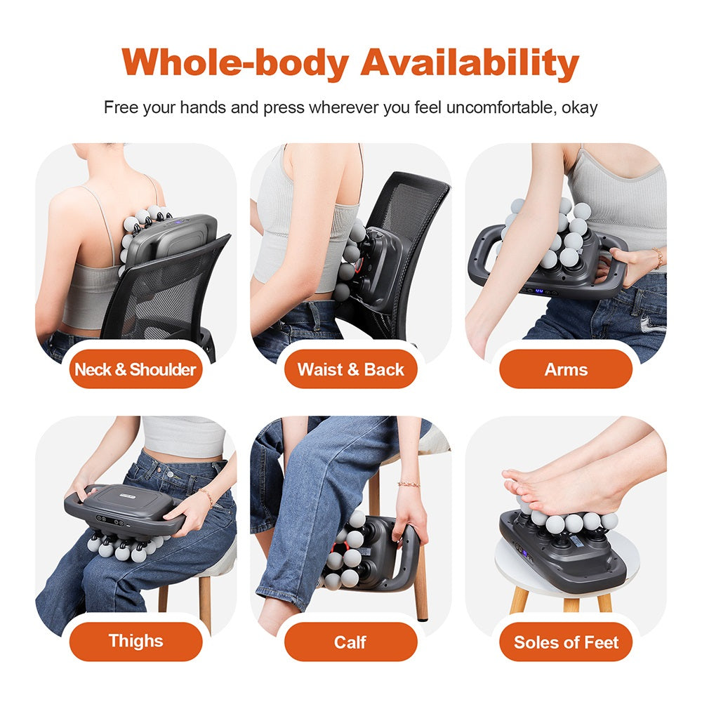 Fascia Gun High-Frequency Vibration Body Massage Gun for Back, Waist, Neck, Shoulder – Deep Muscle masajeador for Pain