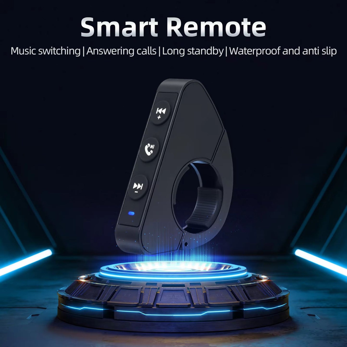 Bluetooth Motorcycle Handlebar Remote Control  Wireless Steering Wheel Media Button For Smartphone  1