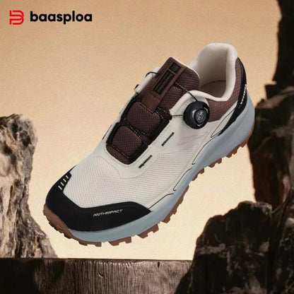 Mens Outdoor Hiking Shoes Breathable Non Slip Travel Sneakers