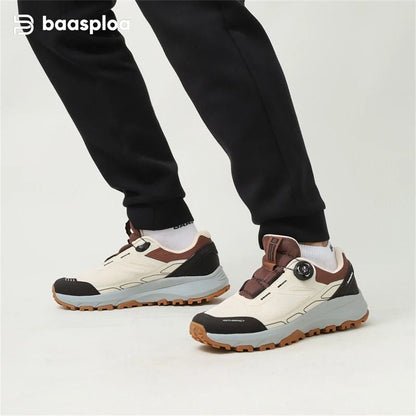 Mens Outdoor Hiking Shoes Breathable Non Slip Travel Sneakers 4