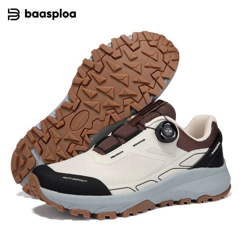 Mens Outdoor Hiking Shoes Breathable Non Slip Travel Sneakers 8