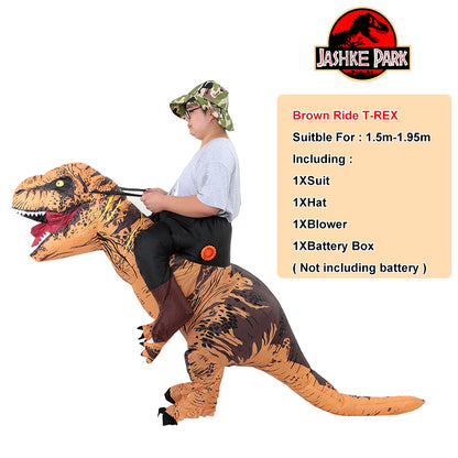 TREX Monster Inflatable Costume  BlowUp Dinosaur Cosplay Suit For Halloween Christmas  Parties Men  3