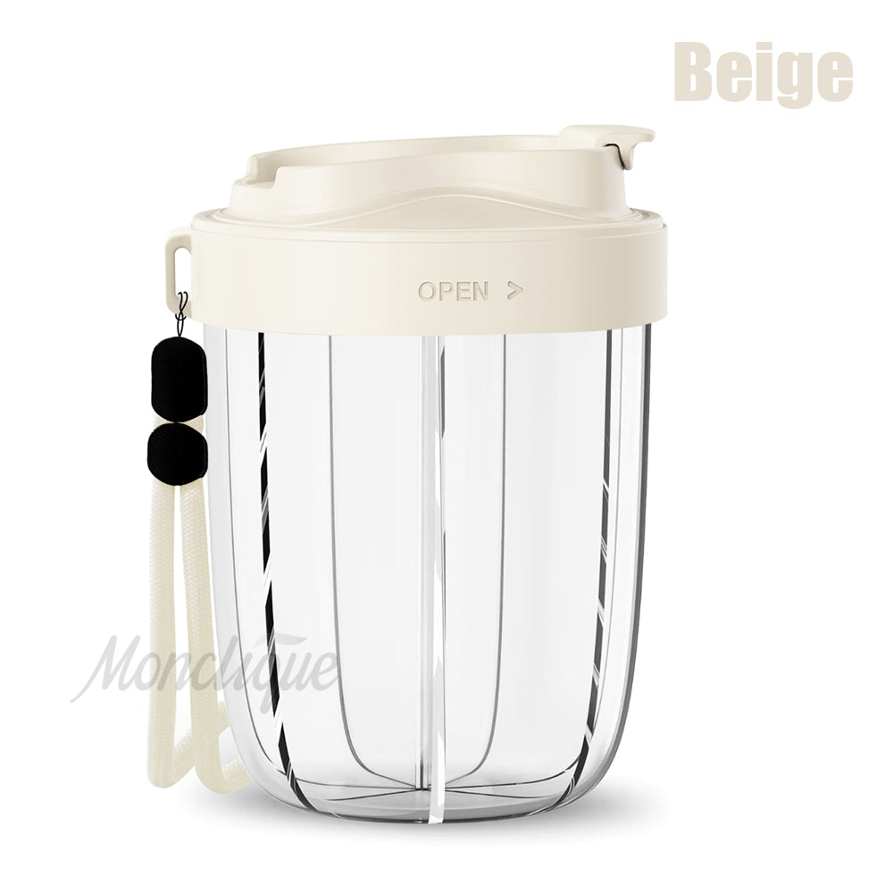 Pill Cup Bottle Organizer Supplement Organizer for Holding 7 Various Vitamins Travel Pill Case Box Straw Container
