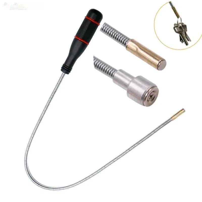 Magnetic Pickup Tool With Foldable Handle And Spring Grip Claw 3