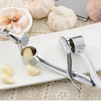 Stainless Steel Garlic Press Manual Smasher  Squeezer For Easy Peeling  Grinding Kitchen Gadget 3