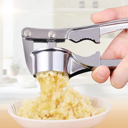 Stainless Steel Garlic Press Manual Smasher  Squeezer For Easy Peeling  Grinding Kitchen Gadget 4