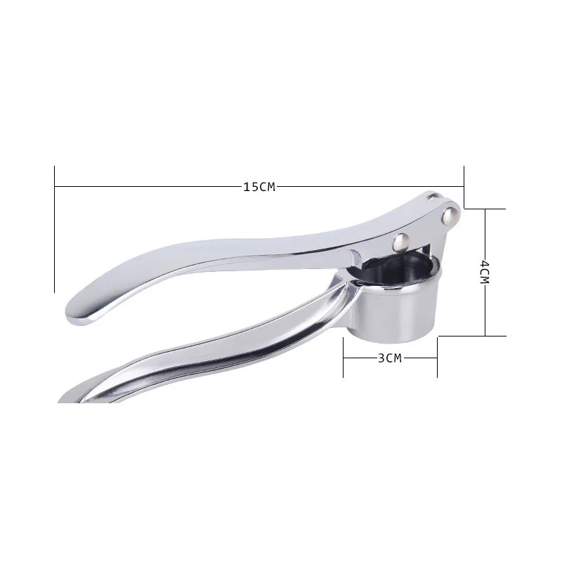 Stainless Steel Garlic Press Manual Smasher  Squeezer For Easy Peeling  Grinding Kitchen Gadget 6