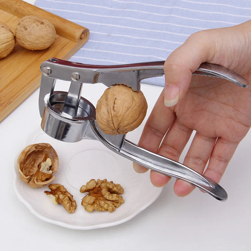 Stainless Steel Garlic Press Manual Smasher  Squeezer For Easy Peeling  Grinding Kitchen Gadget 2