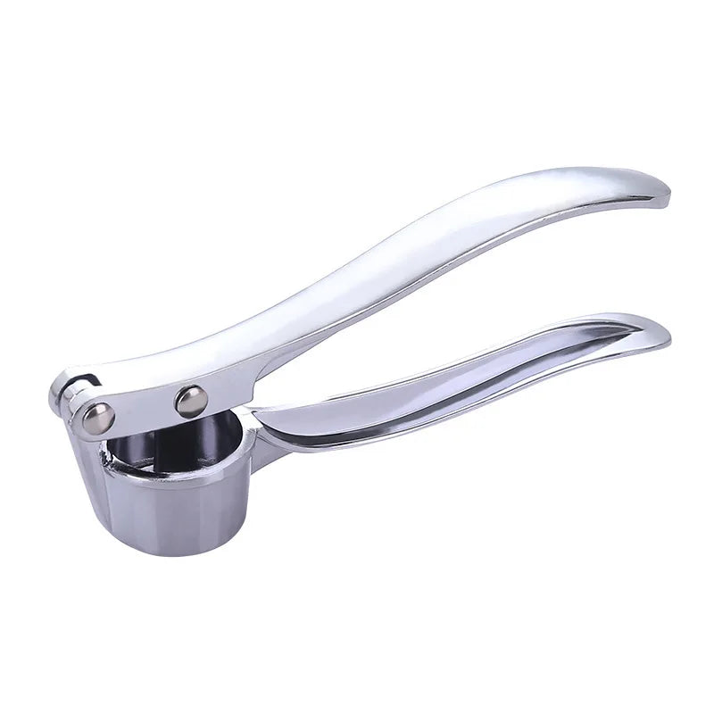 Stainless Steel Garlic Press Manual Smasher  Squeezer For Easy Peeling  Grinding Kitchen Gadget 5