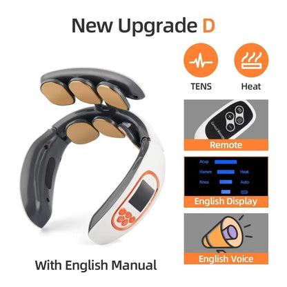 Advanced Relief 6 Head Neck And Back Massager With Heat And Wireless TENS Therapy 7