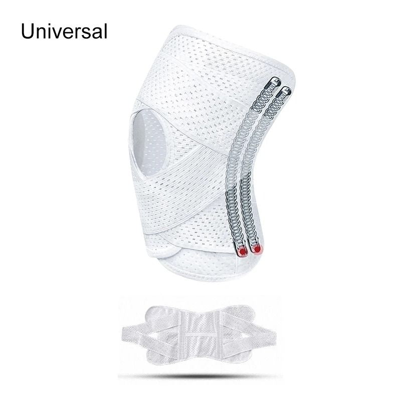 Elastic Knee Support Brace With Side Springs For Joint Protection 12