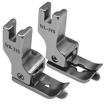 Precision Stitch In Ditch Presser Foot Set For Industrial Sewing Machines 2 Pack 1