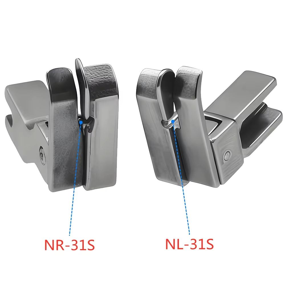 Precision Stitch In Ditch Presser Foot Set For Industrial Sewing Machines 2 Pack 5