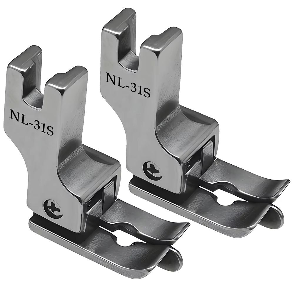 Precision Stitch In Ditch Presser Foot Set For Industrial Sewing Machines 2 Pack 7