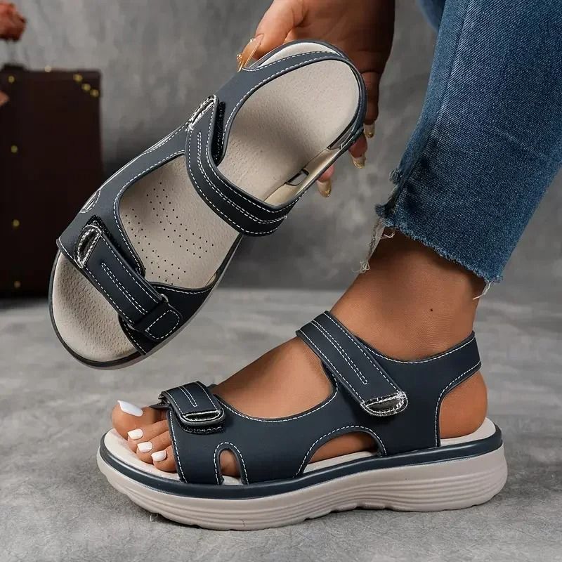 Womens Summer Platform Sandals with Thick Sole and Non Slip Design