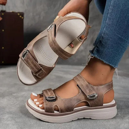Womens Summer Platform Sandals With Thick Sole And Non Slip Design 9