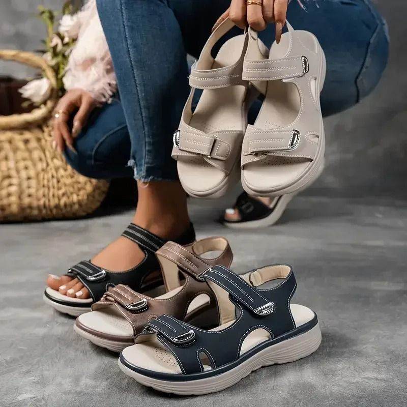 Womens Summer Platform Sandals With Thick Sole And Non Slip Design 1