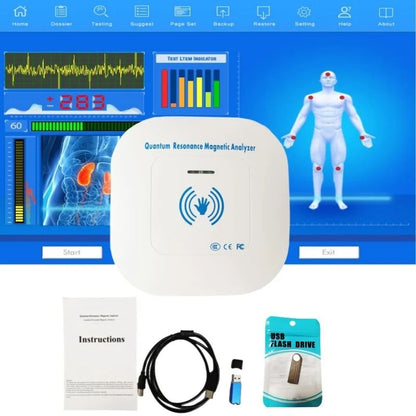 Portable Quantum Resonance Magnetic Analyzer for Health Indicator Detection