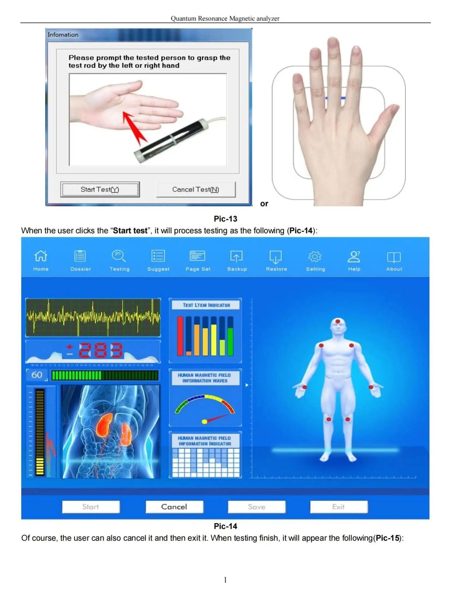 Portable Quantum Resonance Magnetic Analyzer For Health Indicator Detection 6