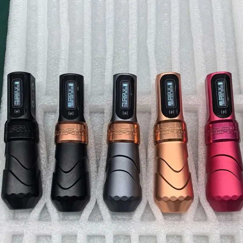 Tattoo Pen Machine with 2400mAh Battery, Stroke, Coreless Motor, Rechargeable Rotary Tattoo Gun for Artists