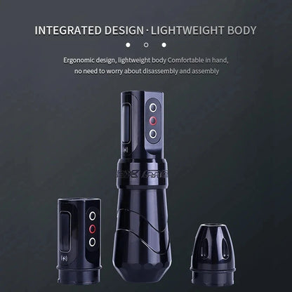 Tattoo Pen Machine With 2400mAh Battery Stroke Coreless Motor Rechargeable Rotary Tattoo Gun For Ar 1