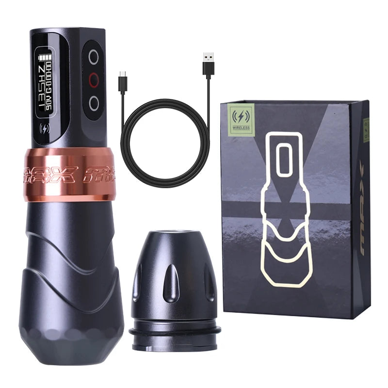 Tattoo Pen Machine With 2400mAh Battery Stroke Coreless Motor Rechargeable Rotary Tattoo Gun For Ar 5