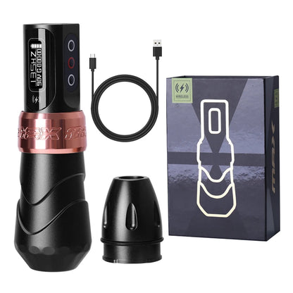 Tattoo Pen Machine With 2400mAh Battery Stroke Coreless Motor Rechargeable Rotary Tattoo Gun For Ar 6