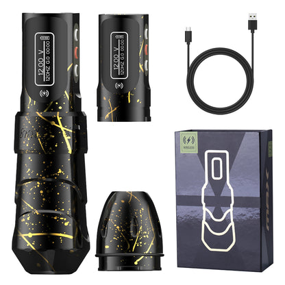 Tattoo Pen Machine With 2400mAh Battery Stroke Coreless Motor Rechargeable Rotary Tattoo Gun For Ar 9