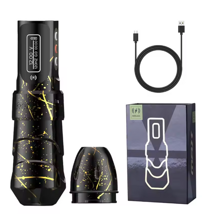 Tattoo Pen Machine With 2400mAh Battery Stroke Coreless Motor Rechargeable Rotary Tattoo Gun For Ar 10