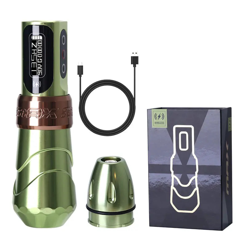 Tattoo Pen Machine With 2400mAh Battery Stroke Coreless Motor Rechargeable Rotary Tattoo Gun For Ar 12