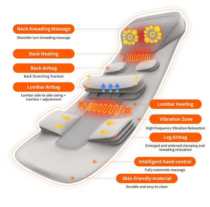 Heated Airbag Swing Full Body Massage Mat 6
