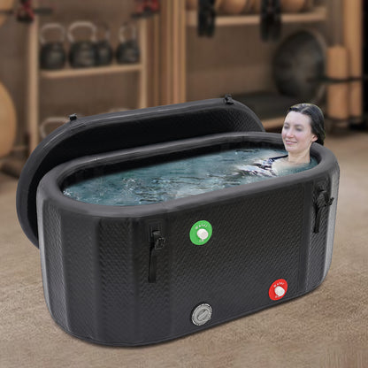 Inflatable Ice Bathtub  275L7265GAL Cold Water Therapy Tub For Athletes Portable PVC Bath Bucket W  3