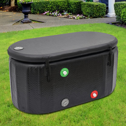 Inflatable Ice Bathtub  275L7265GAL Cold Water Therapy Tub For Athletes Portable PVC Bath Bucket W  4