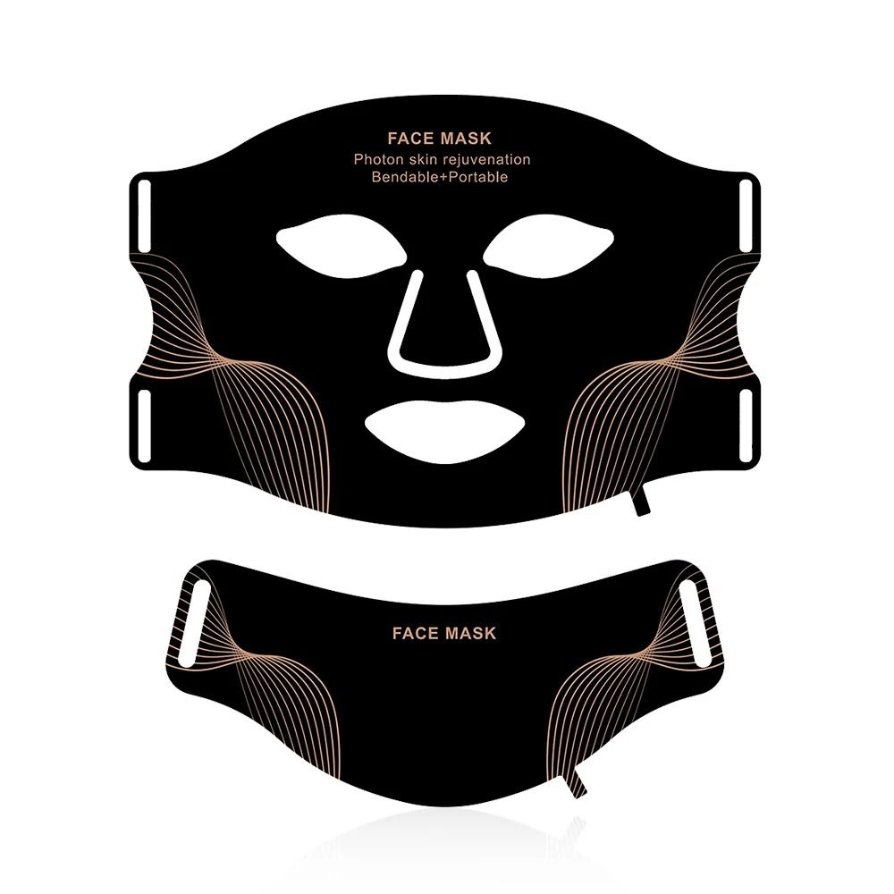 Wireless 7 Color LED Face And Neck Mask For Skin Rejuvenation And Tightening 8