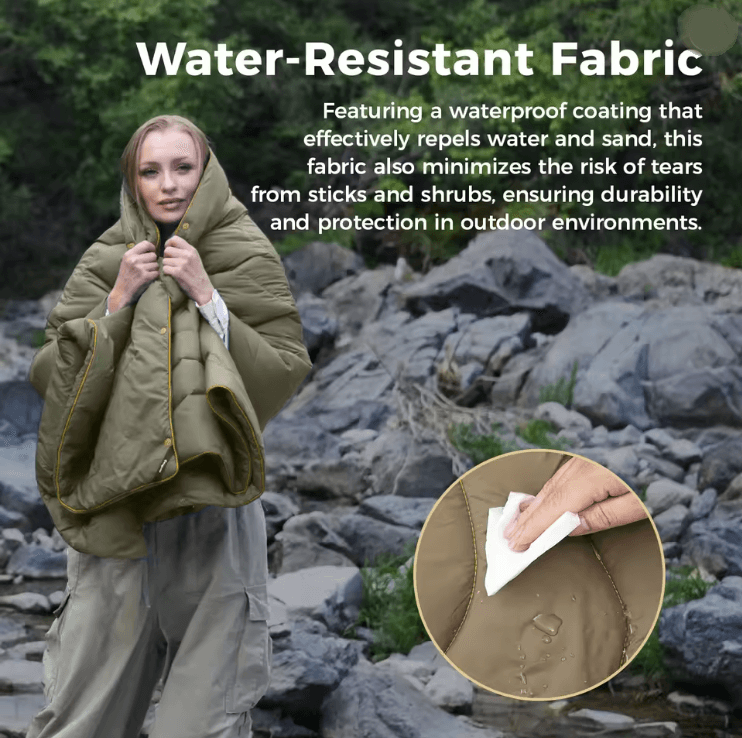 Lightweight Packable Puffy Camping Blanket 1