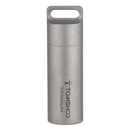 Titanium Waterproof Mini Pill Box  Sealed EDC Storage Capsule For Travel Camping Perfume  Medicine 7