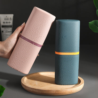 Toothbrush Travel Case, Portable & Hygienic Holder for Travel, Camping & Business Trips,Compact Plastic Toothbrush Cover