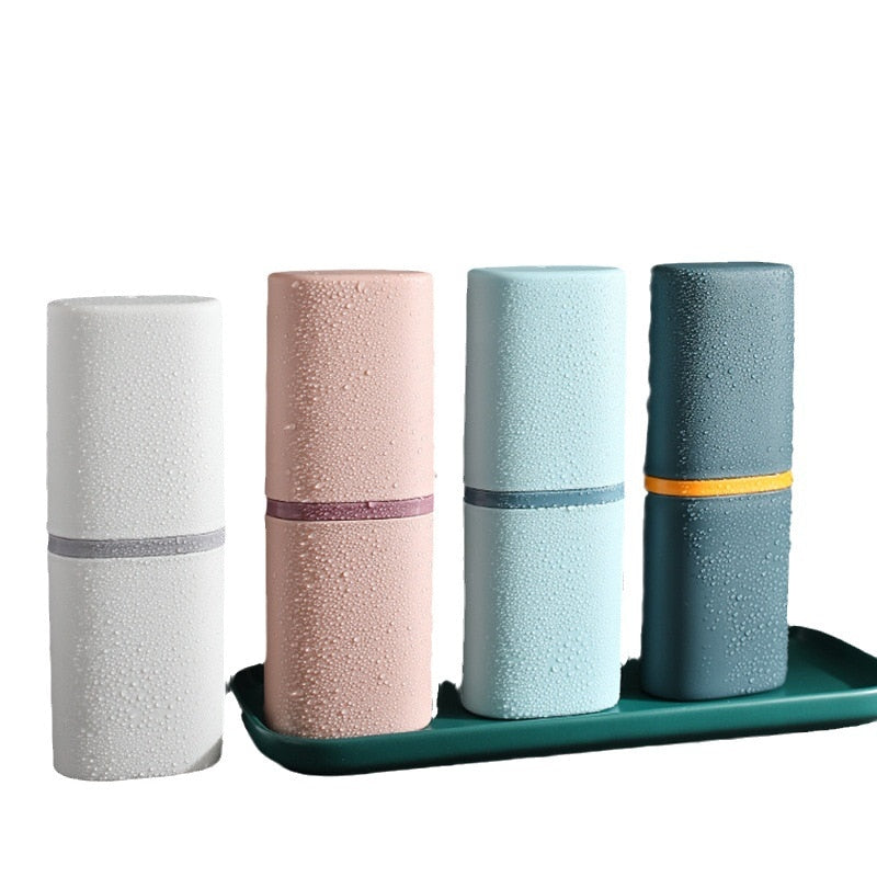 Toothbrush Travel Case, Portable & Hygienic Holder for Travel, Camping & Business Trips,Compact Plastic Toothbrush Cover