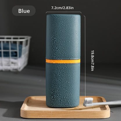 Toothbrush Travel Case, Portable & Hygienic Holder for Travel, Camping & Business Trips,Compact Plastic Toothbrush Cover