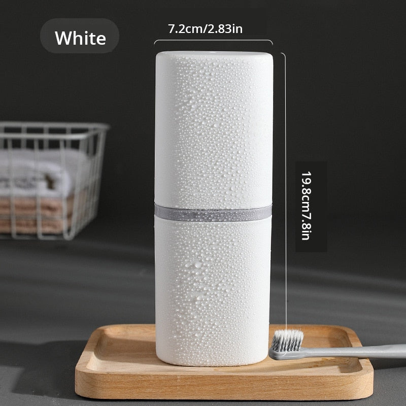 Toothbrush Travel Case, Portable & Hygienic Holder for Travel, Camping & Business Trips,Compact Plastic Toothbrush Cover