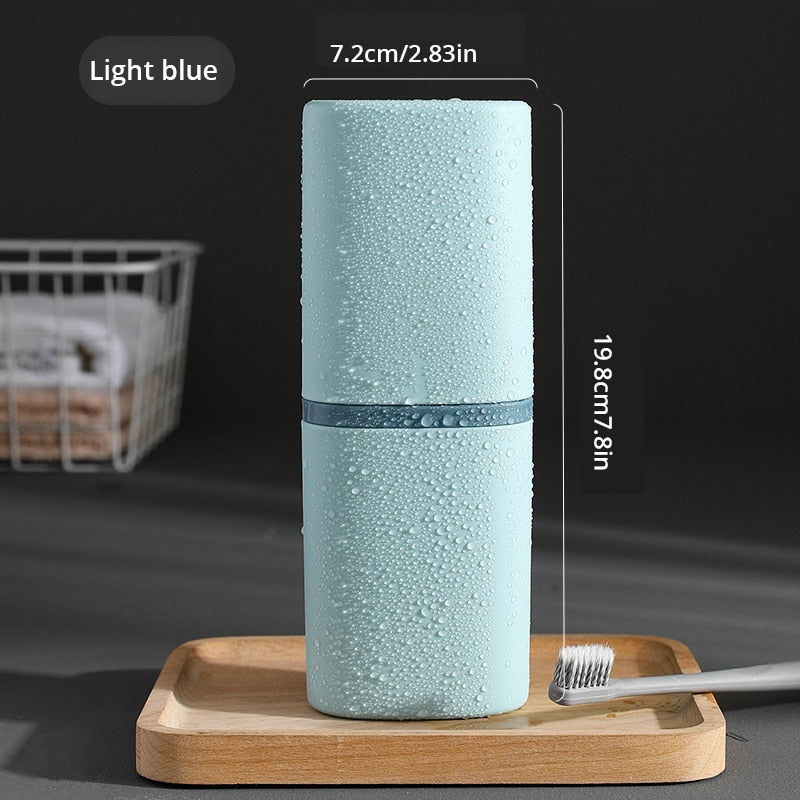 Toothbrush Travel Case, Portable & Hygienic Holder for Travel, Camping & Business Trips,Compact Plastic Toothbrush Cover