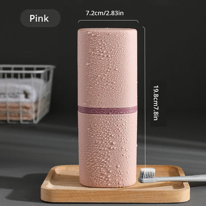 Toothbrush Travel Case, Portable & Hygienic Holder for Travel, Camping & Business Trips,Compact Plastic Toothbrush Cover