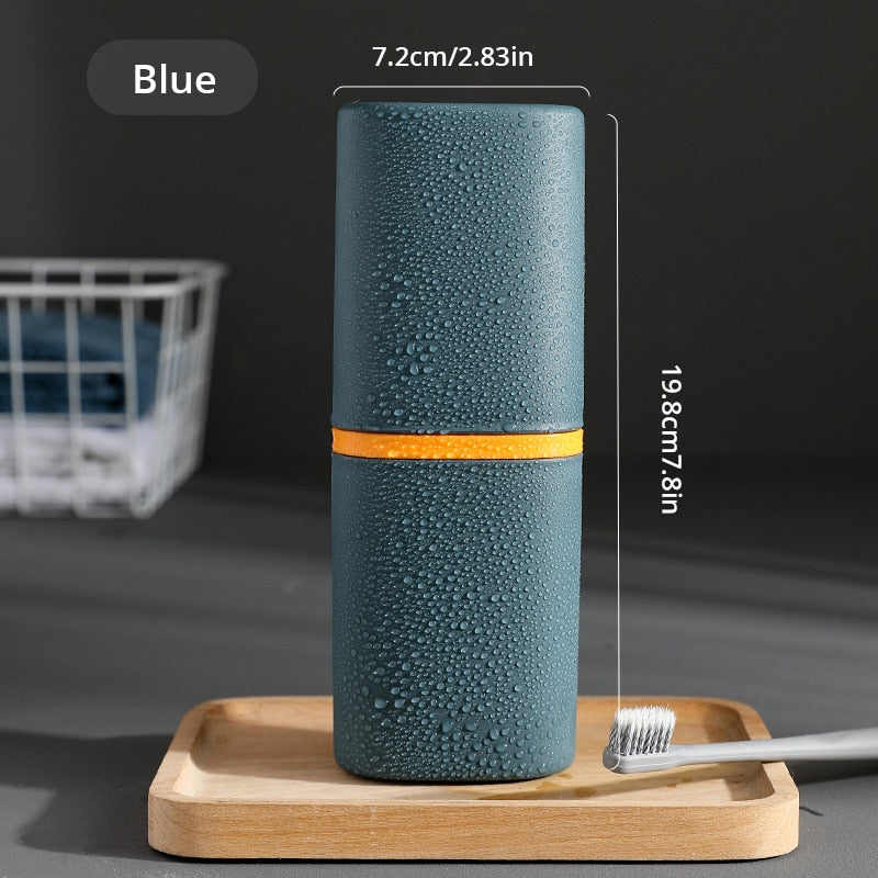 Toothbrush Travel Case, Portable & Hygienic Holder for Travel, Camping & Business Trips,Compact Plastic Toothbrush Cover