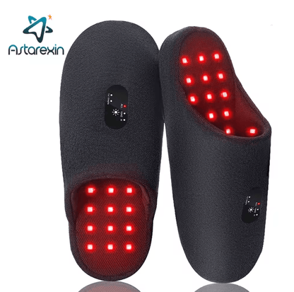 Astarexin Tri Wave Red Light Therapy Slippers for Foot Pain Relief