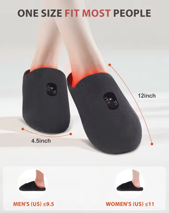Astarexin Tri Wave Red Light Therapy Slippers For Foot Pain Relief 2