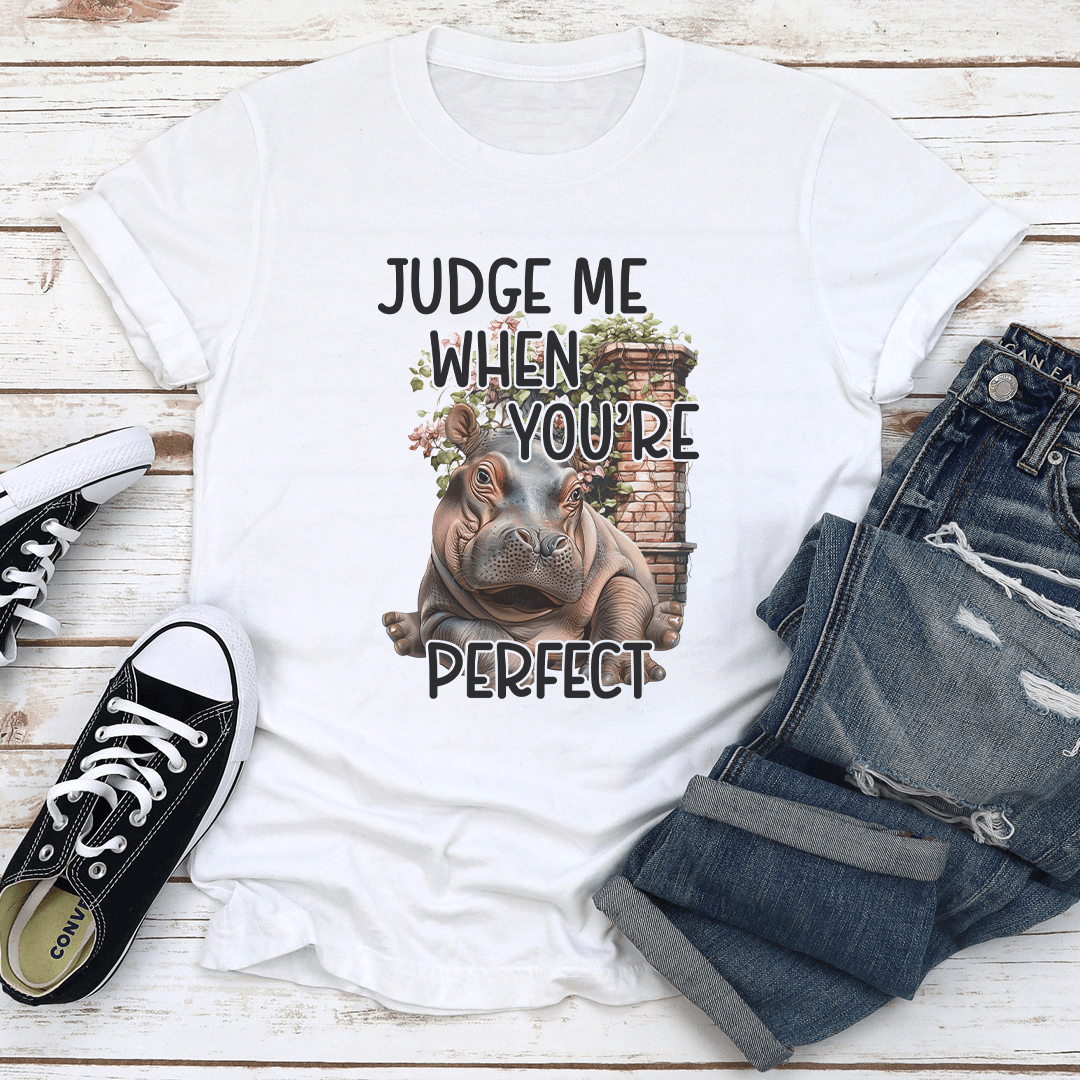 Judge Me When You're Perfect Tee