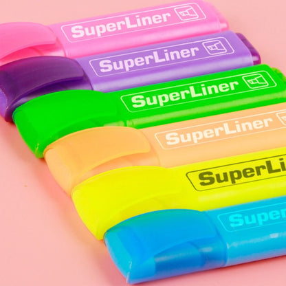 Colorful Highlighters Art Markers Drawing Fluorescent Pen Markers Flat Shape School Office Supplies Back to School